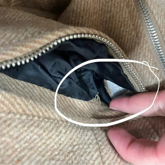 Avec les Filles Moto Twill Wool Blend Coat - Picture 15 of 15